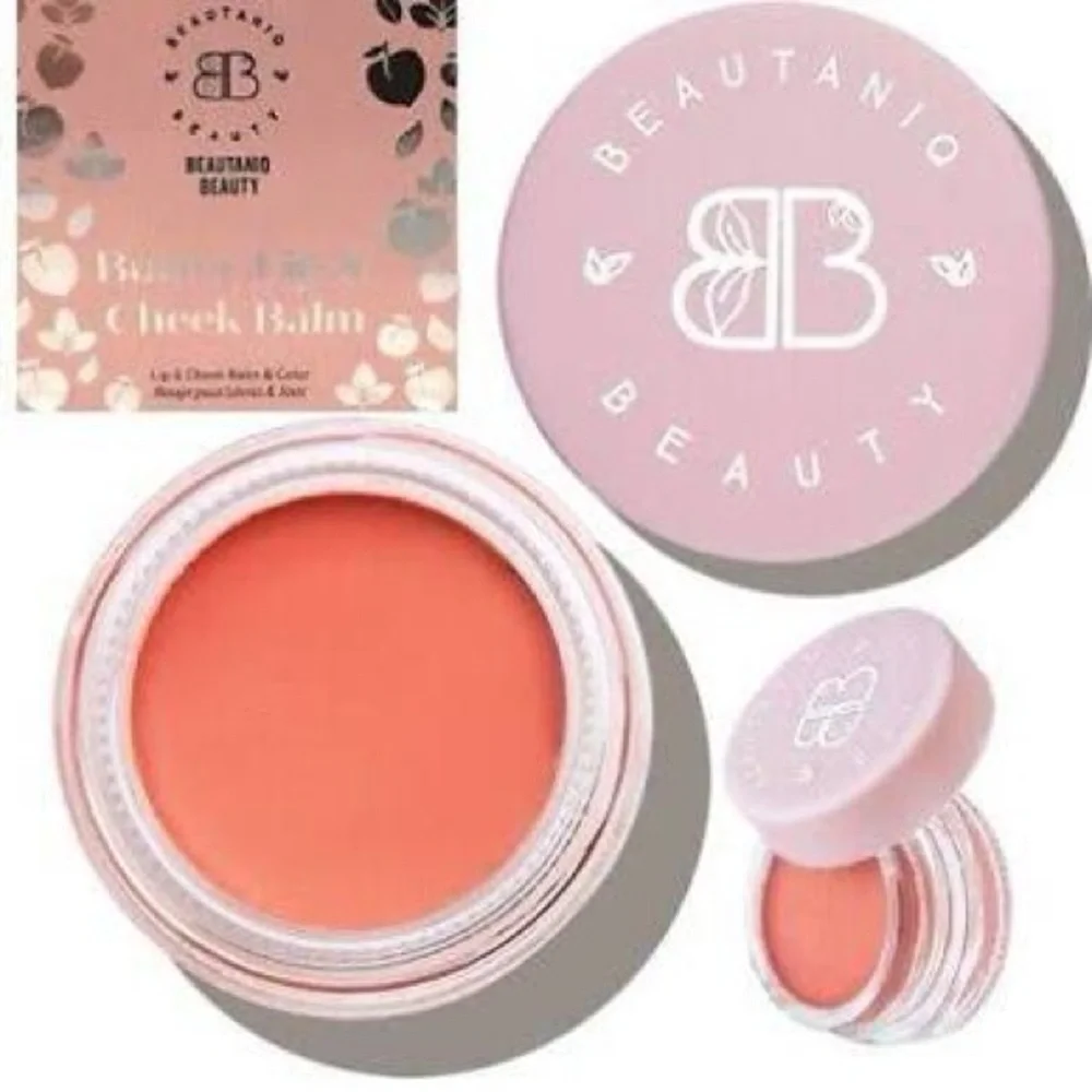 🎁 BEAUTANIQ BEAUTY Butter Lip & Cheek Balm in Peach Blush NIB